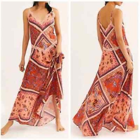 Free People Stevie maxi lace trimmed dress-NWT - Picture 3 of 8